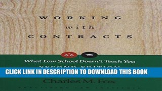 [PDF] Working With Contracts: What Law School Doesn t Teach You, 2nd Edition  (PLI s Corporate and