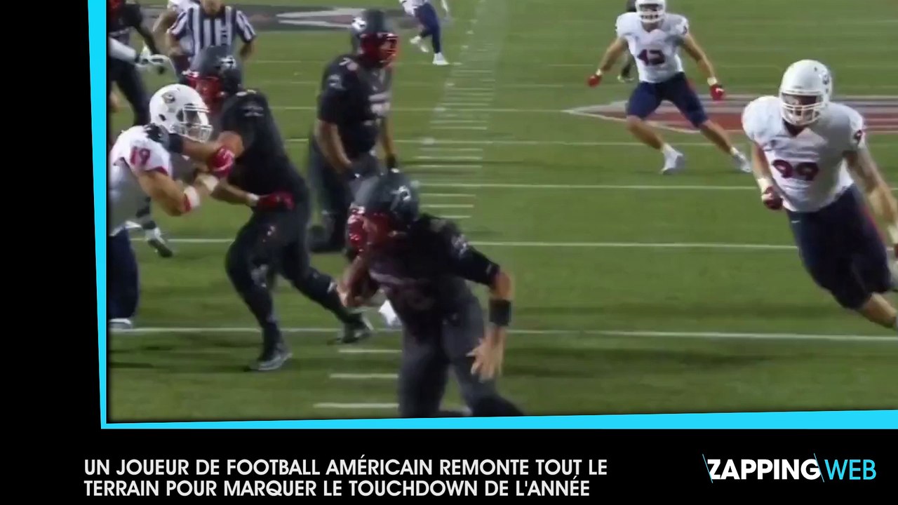 Un joueur de football américain remonte tout le...