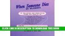 [PDF] When Someone Dies in Florida: All the Legal and Practical Things You Need to Do When Someone