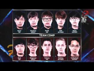 【賽事精華】20151017 S5世界賽八強賽 W3D3 FNC vs EDG