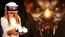 Carole flippe sur Until Dawn Rush of Blood au PlayStation VR