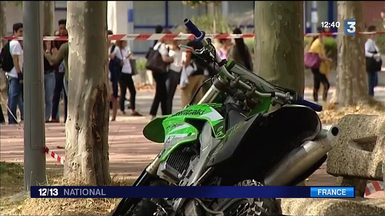 Toulouse : un motard force l'entrée d'un lycée et blesse deux élèves