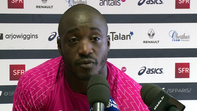 Top 14 Racing - Stade Français: conférence d'avant match de Djibril Camara