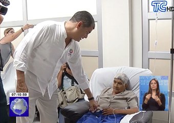 Presidente Correa recorrió hospital del IESS, en Guayaquil