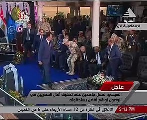 السيسى بحفل نصر أكتوبر: العلاقة التى تجمع الشعب والجيش هى مفتاح النصر