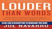 Collection Book Louder Than Words: Take Your Career from Average to Exceptional with the Hidden