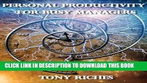 Collection Book Personal Productivity For Busy Managers