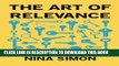 New Book The Art of Relevance