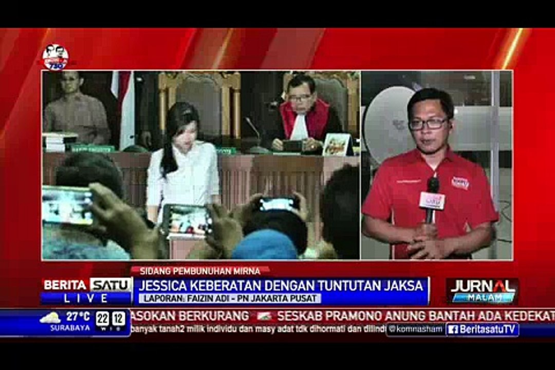 Protes Dakwaan Jaksa, Pengacara Jessica: Banyak Fakta Tidak Berdasar