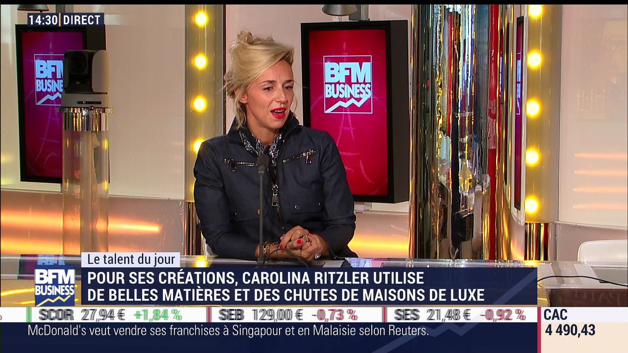 Le Talent du jour : Carolina Ritzler, créatrice de mode et révélation des Étoiles Mercedes Benz  - 05/10