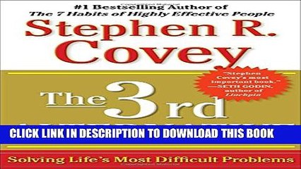 New Book The 3rd Alternative: Solving Life s Most Difficult Problems