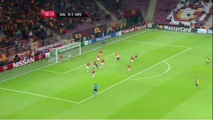 Aaron Ramsey goal vs Galatasaray 2014