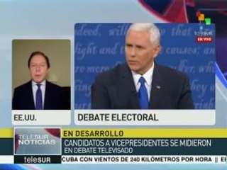 EE.UU.: candidatos a vicepresidencia hablan de Rusia en debate