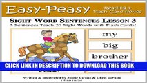 [PDF] Sight Word Sentences Lesson 3: 5 Sentences Teach 20 Sight Words with Flash Cards (Learn to