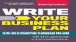 Collection Book Write Your Business Plan: Get Your Plan in Place and Your Business off the Ground