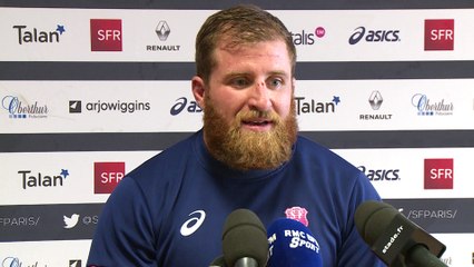 Top 14    Racing - Stade Français: conférence d'avant match de Rémi Bonfils