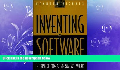 FAVORITE BOOK  Inventing Software: The Rise of Computer-Related Patents