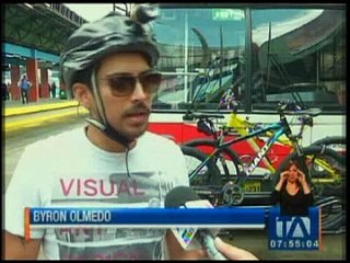 Las bicicletas ya pueden ser trasladadas en el Trole y Ecovía