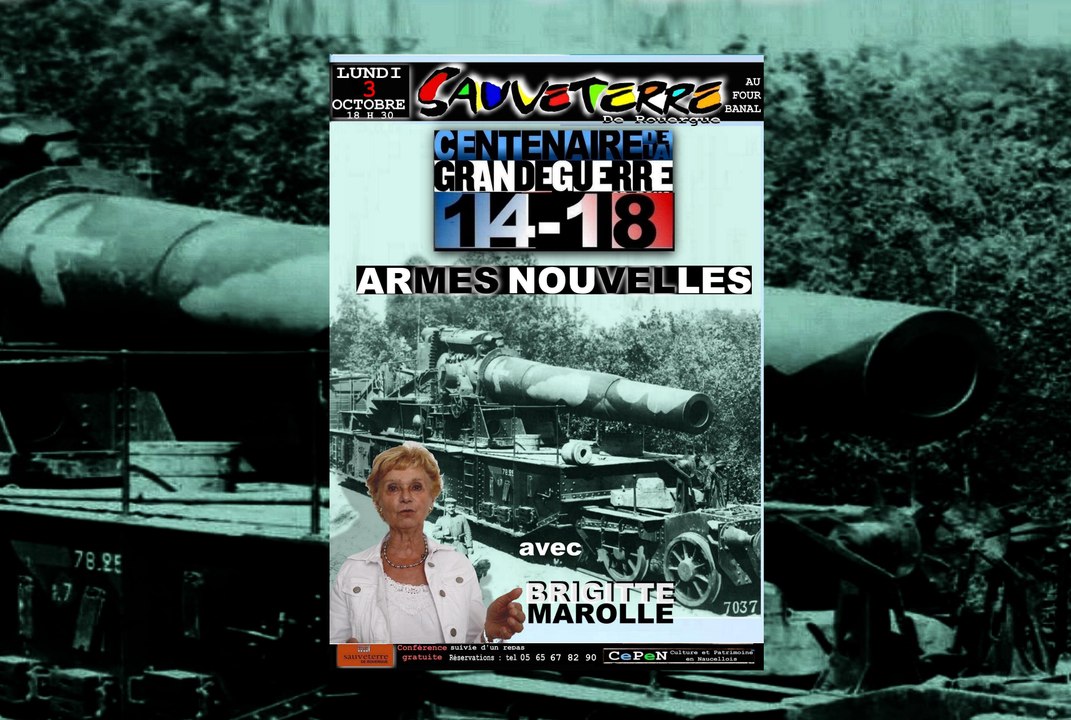 Sauveterre de Rouergue : 14-18 Armes nouvelles par Brigitte Marolle