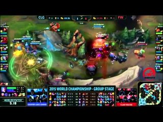 【賽事精華】20151001 S5世界賽小組賽 CLG vs FW