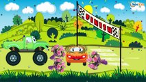 Cars & Trucks Cartoons for children - The Yellow Tow Truck - Service Vehicles Cartoon for kids