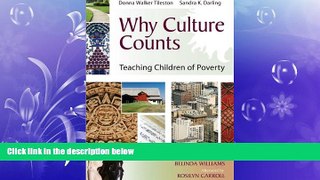 FREE PDF  Why Culture Counts: Teaching Children of Poverty  BOOK ONLINE
