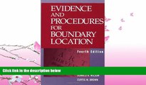 different   Evidence and Procedures for Boundary Location