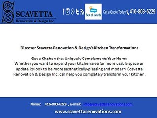 Kitchen Renovations Contractor - Scavettarenovations.com