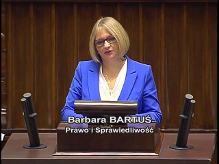 Poseł Barbara Bartuś - Wystąpienie z dnia 04 pa�dziernika 2016 roku.