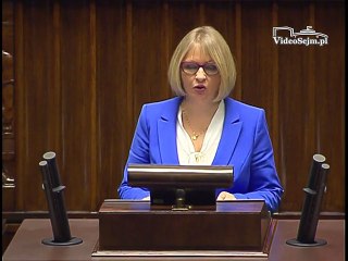 Poseł Barbara Bartuś - Wystąpienie z dnia 04 pa�dziernika 2016 roku.