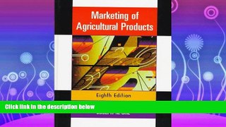Choose Book Marketing of Agricultural  Products (8th Edition)