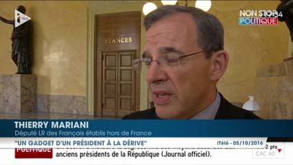 Thierry Mariani ironise sur la réduction des privilèges des anciens présidents