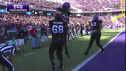 Oklahoma outlasts (21) TCU 52-46 - 2016 College Football Highlights