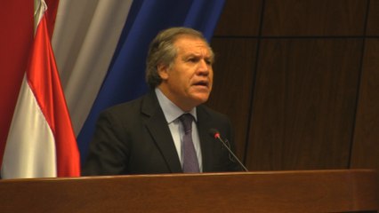 Almagro apela a "entablar un gran diálogo nacional incluyente" en Colombia