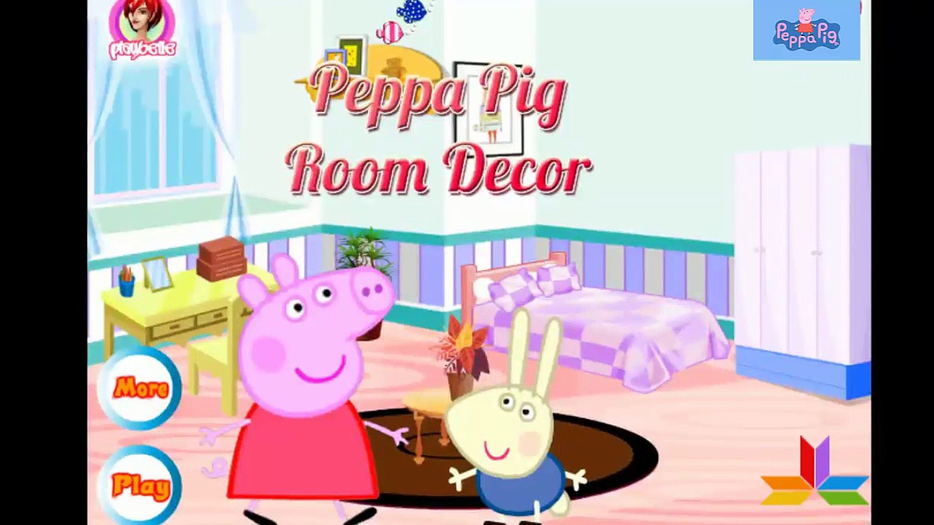 Peppa Pig Room Decoration Help Peppa Decorate Her Room 動画