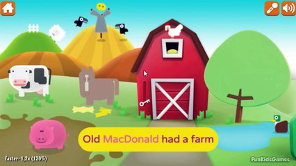 Old MacDonald Had a Farm - Nursery Rhymes for Children with Lyrics | Faster and Faster