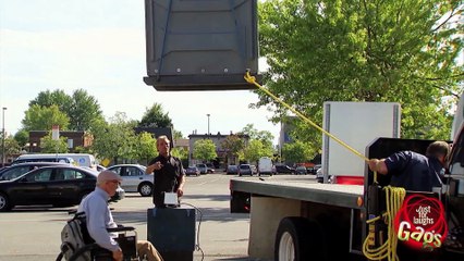 Porta Potty Empties On Old Man!