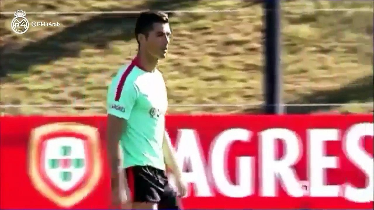 ronaldo in training