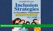 Free [PDF] Downlaod  Inclusion Strategies for Secondary Classrooms: Keys for Struggling Learners