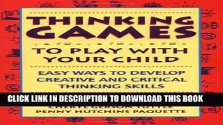 [PDF] Thinking Games to Play with Your Child Full Collection