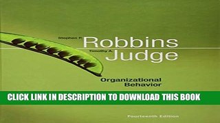 New Book Organizational Behavior (14th Edition)
