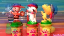 Play Doh Snoopy Charlie Brown Stamper Woodstock The Peanuts Gang Playdough by Disneycollector