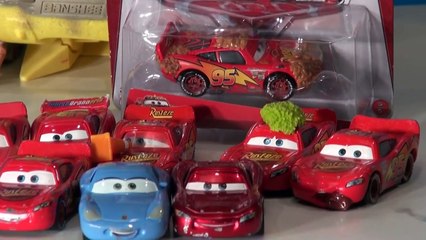 Pixar Cars New Car , Nature Drive Lightning McQueen with Sally and more McQueens