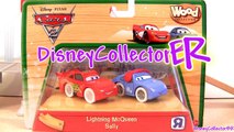 Wood Cars Snow Day Sally w/ Holiday Hotshot Mcqueen Wooden Cars Collection TRU Disney Pixar
