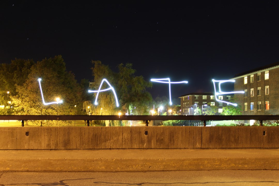 Late....A Digital Sildeshow Presentation (Digital Storytelling - Prof. Sperry) (SUNY New Paltz - Fall 2016)