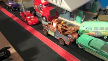Pixar Cars2 Secret Agent Mater saves Finn and Holly with help from Lightning McQueen