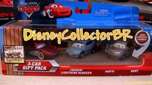 Radiator Springs 3-pack Cars Cruisin Lightning Mcqueen Matti Bert lenticular eyes Disney Pixar