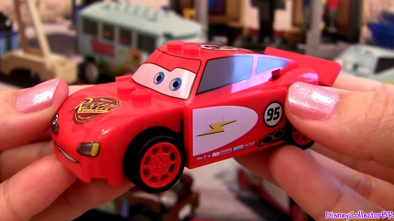 Lego Cars 2 Radiator Springs Lightning McQueen 8200 toy review how-to build Disney Pixar toys