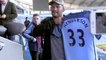 Dan Henderson receives jersey and support from Manchester City