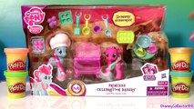 Play Doh MLP Princess Celebration Bakery Set My Little Pony Dazzle Cake & Twirly Treats Baking Toys